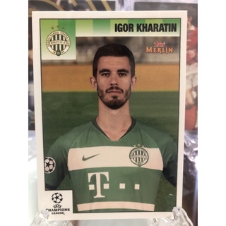 2021 Topps Merlin Heritage 95 UEFA Champions League Soccer Ferencvárosi