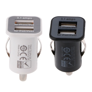 ✿ อะแดปเตอร์ซ็อกเก็ตที่ชาร์จบุหรี่ในรถยนต์ USB คู่ คุณภาพสูง