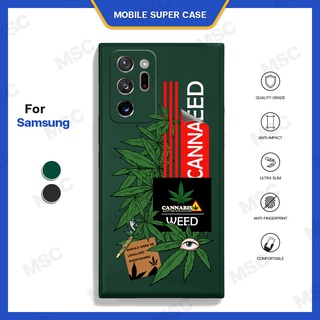 เคสซัมซุง เคสเท่ๆ เคสโทรศัพท์ เคสมือถือ Samsung Note series สมุนไพรอารมณ์ดี พร้อมส่ง เคสซิลิโคน