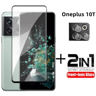 2 in 1 ฟิล์มกระจกนิรภัยกันรอยหน้าจอ เลนส์กล้อง ด้านหลัง สําหรับ Oneplus 10T 10 T Oneplus10T Ace Pro Oneplus 10T