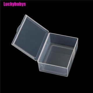 (Luckbabys) กล่องพลาสติกใส สําหรับใส่เครื่องประดับ