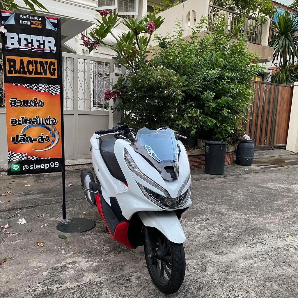 ชิวหน้า PCX 2018-2020 ทรงซิ่ง V1 อะคริลิค thumbnail 7