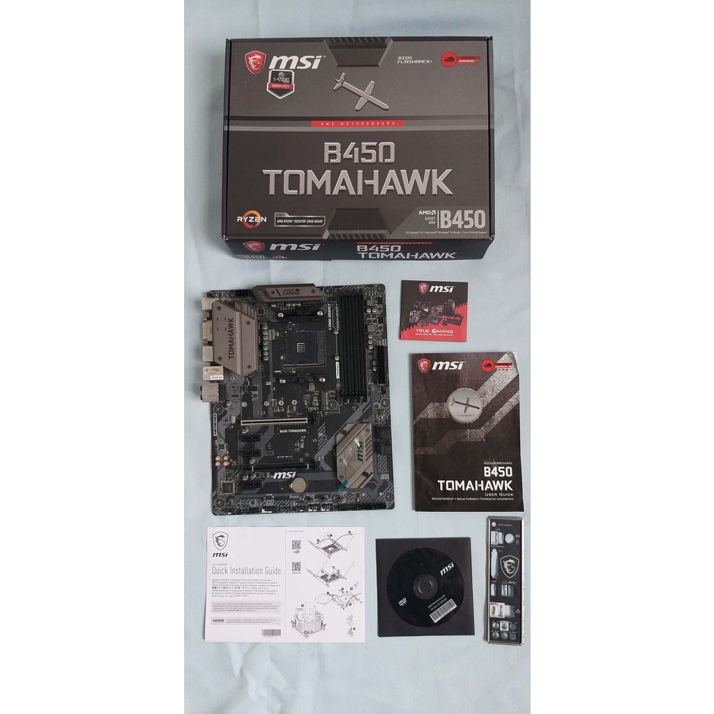 (มือสอง) Mainboard MSI B450 Tomahawk