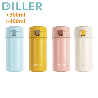 Diller 300มล.400มล.ขวดสแตนเลสสูญญากาศเหมาะกับการพกพา Mlh8978