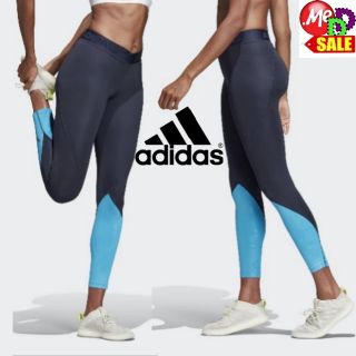 Adidas - ใหม่ กางเกงใส่ออกกำลังกายรัดรูปเจ็ดส่วน (TRAINING TIGHT) ADIDAS ALPHASKIN SPORT 2.0 EMBOSSED 7/8 TIGHTS DT6264