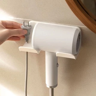 Goody Home ที่วางไดร์เป่าผม ใช้สติกเกอร์ในการติดตั้ง ช่องวางไดร์ กว้าง 5.2* ลึก 6Cm ด้ามไดร์ของลูกค้าต้องเล็กกว่า 5 Cm.