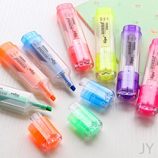 【JY】ปากกามาร์กเกอร์ ไฮไลท์ สีลูกกวาด เครื่องเขียน
