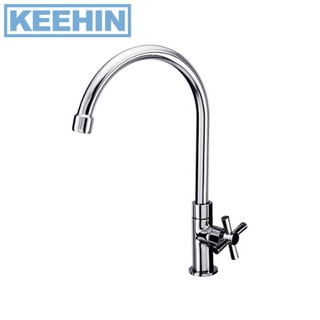 EC-01-511-50 ก๊อกซิงค์เดี่ยว ติดบนเคาน์เตอร์ Deck Mounted Kitchen Sink Cold Water Faucet series ALPHA KARAT FAUCET