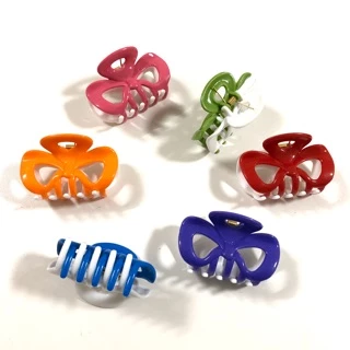 กิ๊บหนีบผม ลายโบว์ No.5 (6 ชิ้น / แพค) Hair Claw Hair Clip