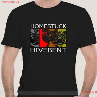 ผ้าฝ้ายคอกลมYameela 04 New Top Quality T-shirts Mens T Shirts Cool Homestuck Hivebent Short Sleeve Fashion Funny Men Tee