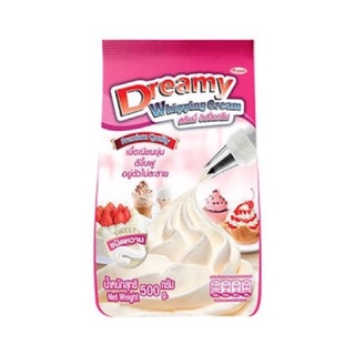 ดรีมมี่ วิปปิ้งครีม ชนิดหวาน ขนาด 500 กรัม