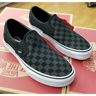 Vans​ slip​-on​ checkerboard​ ตารางดำ