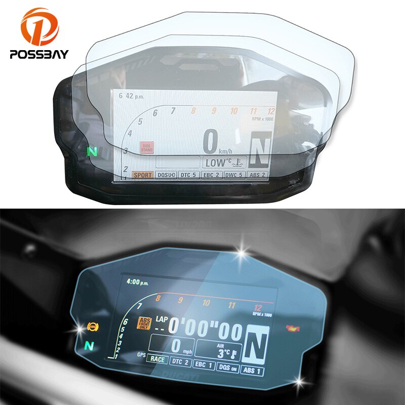 【ขายดี สไตล์】ฟิล์มกันรอยหน้าจอ TPU กันรอยขีดข่วน สําหรับรถจักรยานยนต์ DUCATI 1199Panigale 1299 899 959 1199 Panigale