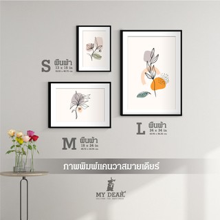 ภาพอาร์ตตกแต่งบ้าน ภาพวาดลายเส้นสไตล์มินิมอล ภาพแคนวาสเกรดพรีเมี่ยมพร้อมขึงเฟรมไม้สนอย่างดีสำหรับตกแต่งบ้าน แต่งร้านเก๋ๆ