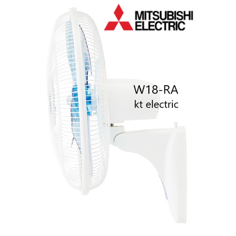 MITSUBISHI พัดลมติดผนัง 18 นิ้ว W18-GA / พัดลมติดผนัง 18 นิ้ว แบบรีโมทคอนโทรล W18-RA สีเทา / สีขาว รูปที่ 6