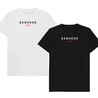 เสื้อยืด BANGKOK 2021 แขนสั้น สวมใส่สบาย  เก็บเงินปลายทาง ตรงปก 100%