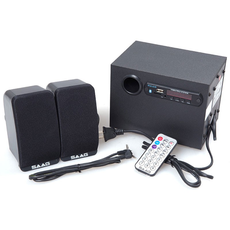 ลำโพงSAAG Micro 2.1BT Bluetooth Speaker  ระบบ 2.1