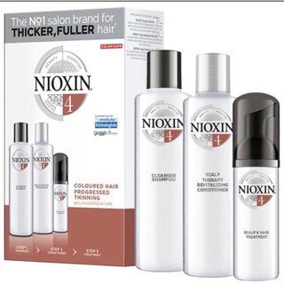 NIOXIN HAIR SYSTEM KIT NORMAL TO THIN - LOOKING NO.4 ขนาด150ml.