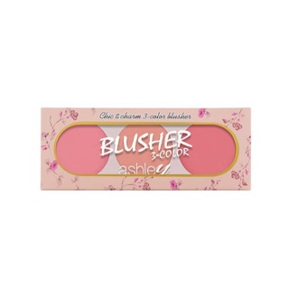 บลัชออนสีสันสดใส A-205 Ashley(แอชลี่ย์) 3 color blusher