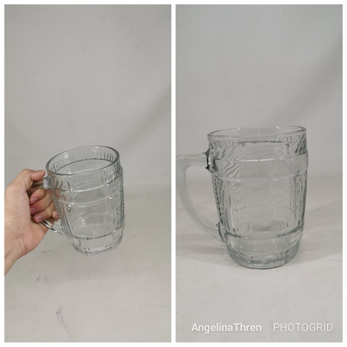 SUPER JUMBO THICK ถ้วยแก้ว 1 ลิตร 10X14CM MEGA STORE