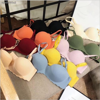 จัดส่งได้ตลอดเวลาสินค้าพร้อมส่งจากไทย💥Angle Bra 💥 (N492) เสื้อในไร้โครงญี่ปุ่นมีตะขอหลัง ฟองน้ำรูปมือดันทรงสวย