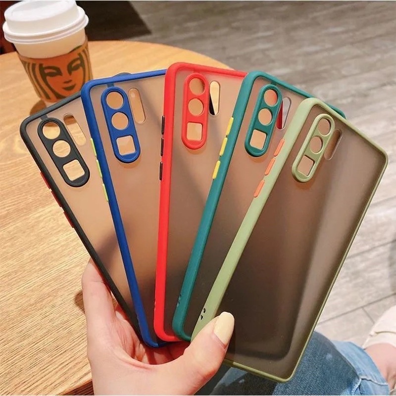 【พร้อมส่งจากไทย】เคสขอบสี เคส  samsung A03S  A42 A51 A71 S21FE  เคสซัมซุง เคสกันกระแทก case