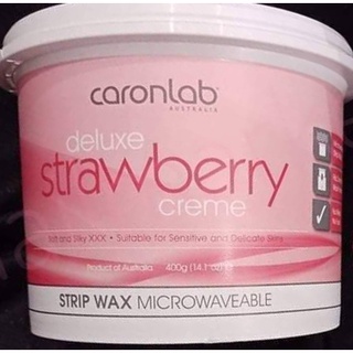 แวกซ์ร้อนเนื้อบาง CARONLAB🦘กระปุก 2ขนาด Strawberry 400/800g.…