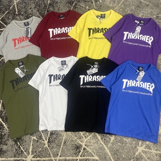 เสื้อยืดThrasher Skateboard Magazine Tee Shirt