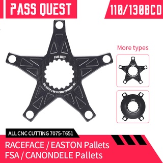 Pass QUEST อุปกรณ์เขี้ยวแผ่นดิสก์ สําหรับ raeface 110 4 raeface 110 5 FSA Cannondale 130 5 crankset