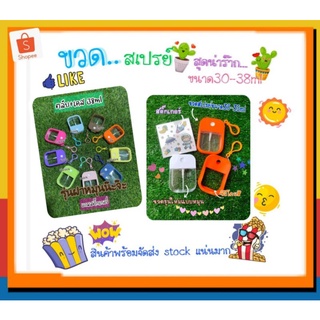 🌟🌟 สินค้าพร้อมส่ง🌟🌈ขวดสเปรย์แอลกอฮอล์🎀ฟรีสติกเกอร์1แผ่นลายสุดน่ารักรุ่น(ฝาหมุนค่า)จะ