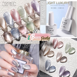 ✨ Moonlight Snow Cat Eye 9D สีลูกแก้ว สีเจลแคทอายคริสตัล 7.3 ml ยาทาเล็บใหม่ สีแคทอาย Gaoy