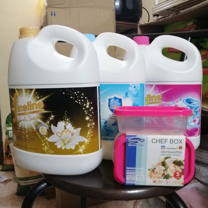 🔥ฟรี กล่อง super lock 1 ใบ🔥 Fineline น้ำยาซักผ้าไฟน์ไลน์ สูตรเข้มข้น (3000 ml)​