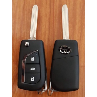 #กุญแจรีโมทเซ็นทรัลล็อค Keyless Entry System ทรงโตโยต้าพับ รุ่นT417