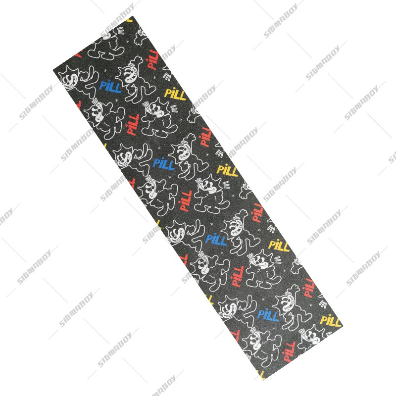 กระดาษทรายสเก็ตบอร์ด Griptape PVC 84x23CM กระดาษทราย กันลื่นสำหรับสเก็ตบอร์ด กันน้ำลายสวยติดง่าย - รูปที่ 5