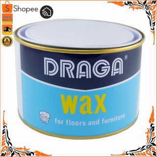 DRAGA ดราก้า ขี้ผึ้งขัดพื้นและเฟอร์นิเจอร์ ขนาด 450 กรัม