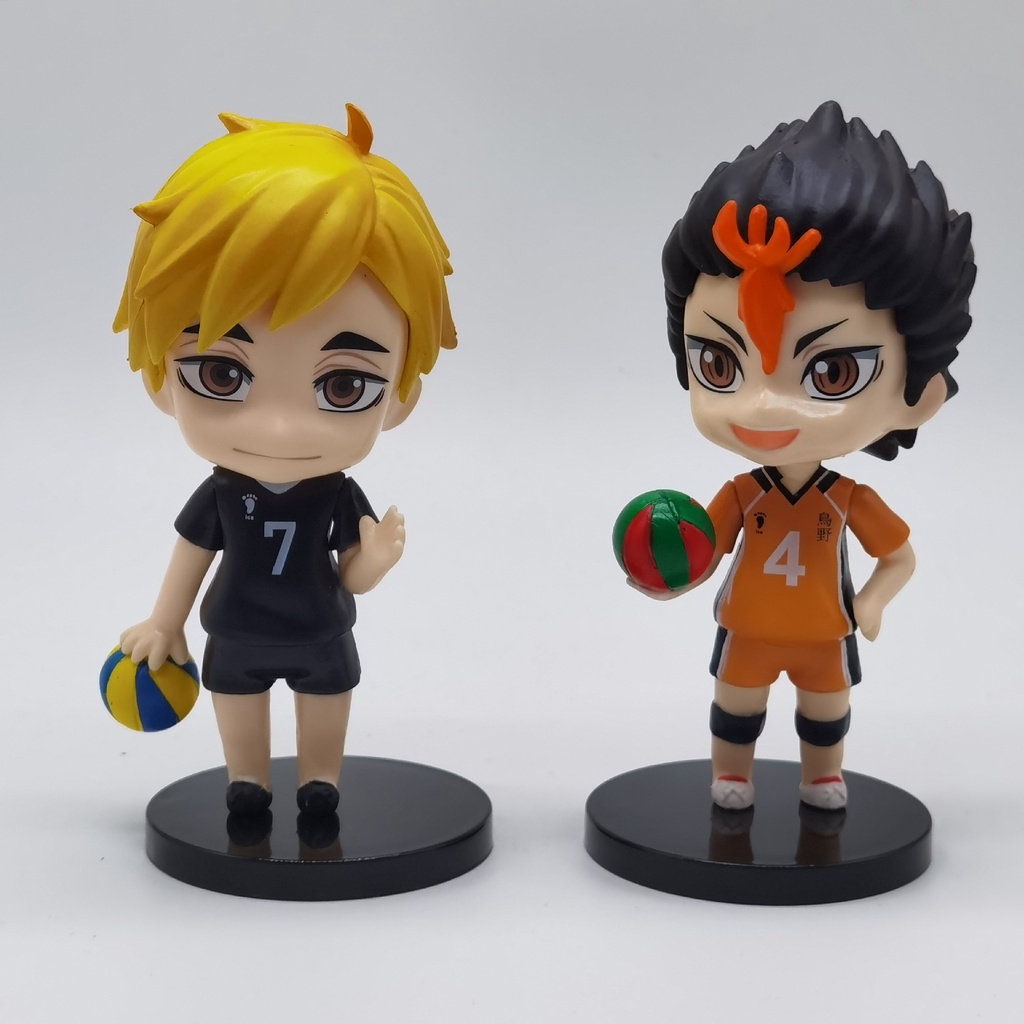 Set 8 Action Figure Haikyuu – Personaggi Da 10 Cm – Hinata, Nishinoya, Kenma, Tsukishima, Oikawa, Miya, Bokuto, Sugawara - 3