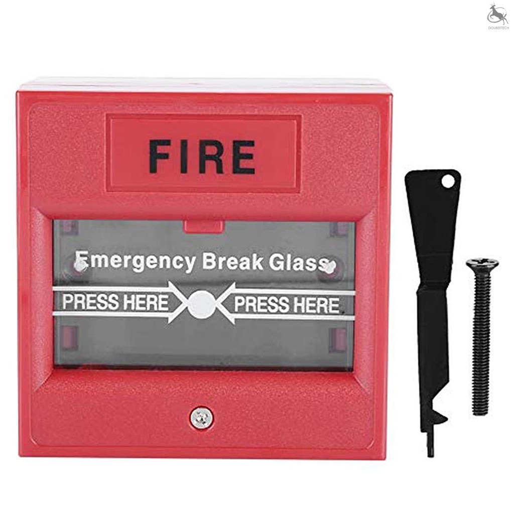 ☆IN STOCK Emergency Door Release Glass Break Alarm Button Fire Alarm Swtich Break Glass Exit Release