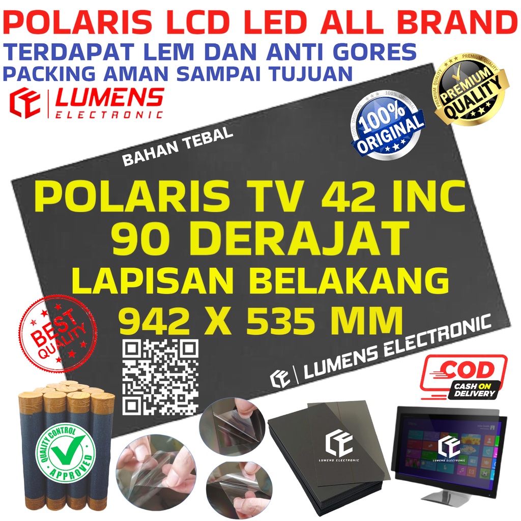 POLARIS POLARIER TV LCD 42 INC 90 DEGREE INNER LAYER BACK พลาสติก 42" 42 นิ้ว 42INCH 42INC UNIVERSAL