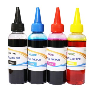 น้ำหมึกเติมสำหรับเครื่องปริ้นเตอร์ CANON 100ml​ หมึกเทียบเท่า