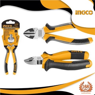 INGCO HDCP28168 คีมตัดปากเฉียง 6 นิ้ว (160 มม.) Diagonal Cutting Pliers 6" (160 mm)