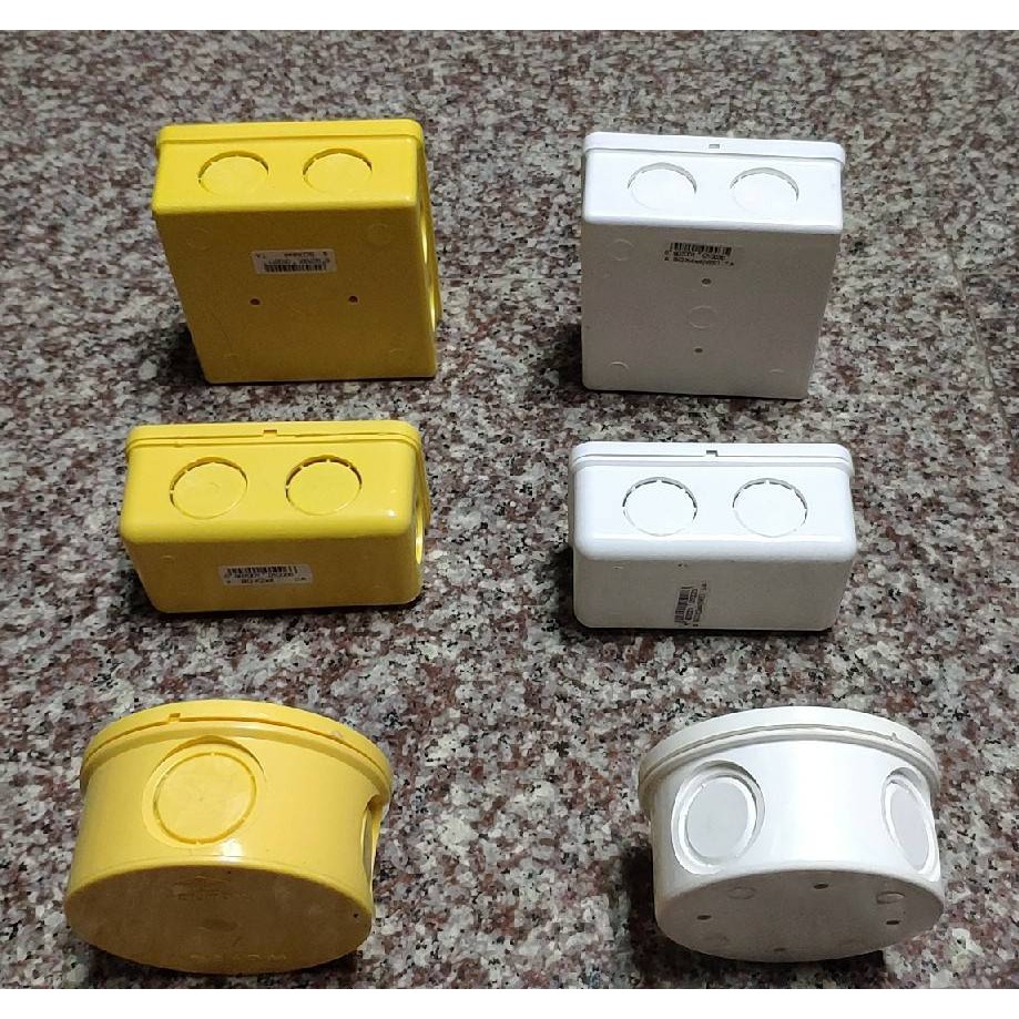 กล่องพักสาย PVC สำหรับงานไฟ ขนาด 2x4