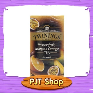 ชา ทไวนิงส์ แพชชั่นฟรุ๊ต แมงโก้ &amp; ออเร้นจ์ 25 ซอง/กล่อง Twinings Passion Fruit Mango &amp; Orange Tea