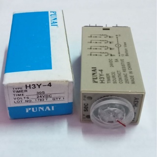 ทามเมอร์ Delay Timer time Relay H3Y-4 -24VDC -30S