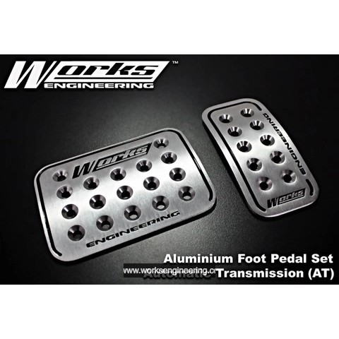 Works Engineering Sport Pedal Aluminum Foot Pedal Set (Works Engineering) - Auto