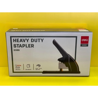 เครื่องเย็บกระดาษ deli HEAVY DUTY STAPLER  0386 เย็บกระดาษได้ 120 แผ่น