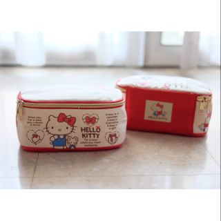 🎊สินค้ามาใหม่จ้า🎊 กระเป๋าใส่เครื่องสำอางค์/เครื่องเขียน Hello Kitty