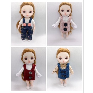 ชุดตุ๊กตา เสื้อผ้าตุ๊กตาบาโบลี่ ขนาด15-17ซม.handmade doll set 15-17cm.