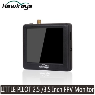 Hawkeye Little Pilot มอนิเตอร์ FPV 2.5 นิ้ว 3.5 นิ้ว 5.8GHZ 48CH ตัวรับสัญญาณ 960*240 พร้อมแบตเตอรี่ สําหรับโดรนบังคับ FPV