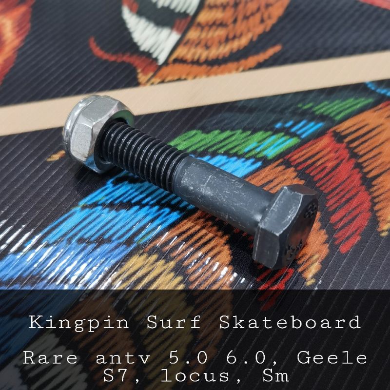 Kingpin​ Surf Skateboard Rare antv 5.0 6.0, Geele S7, locus, Sm​
