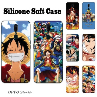 เคสโทรศัพท์ ซิลิโคน TPU แบบนิ่ม ลาย One Piece Family สำหรับ Oppo F7 F9 F11 Pro